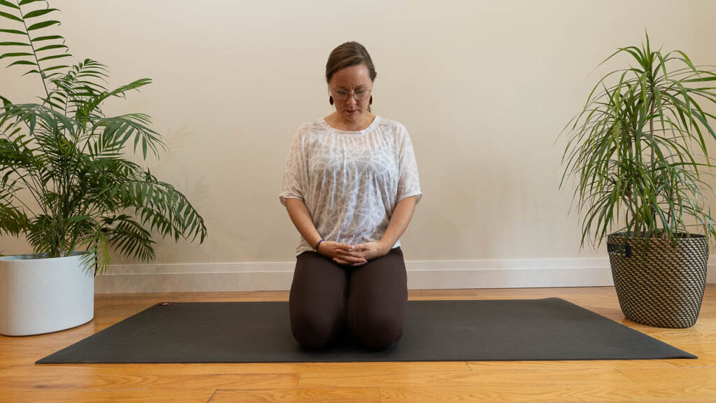 Shannon Knutson in a Yoga Pose